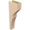 Ekena Millwork 5"W x 10"D x 30"H Thin Monterey Rough Cedar Woodgrain TimberThane Corbel, Primed Tan CORUR05X10X30MONRCPR - alternate 2